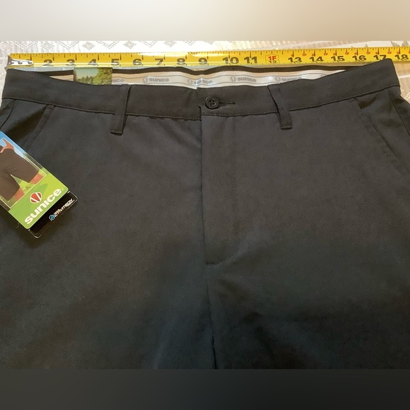 Sunice Shorts Men’s 32 Activitech Golf Moisture Wicking Black - Picture 6 of 10